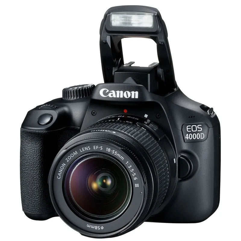 Canon EOS 4000D DSLR Camera with EF-S 18-55mm f/3.5-5.6 DC III Zoom Lens