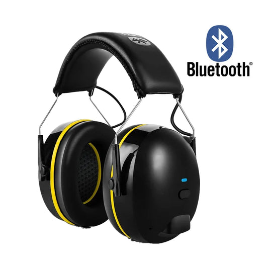 30dB SNR Hearing Protection Headphones with Bluetooth Rechargeable Noise Reduction Safety Ear Muffs Wireless Hearing Protector