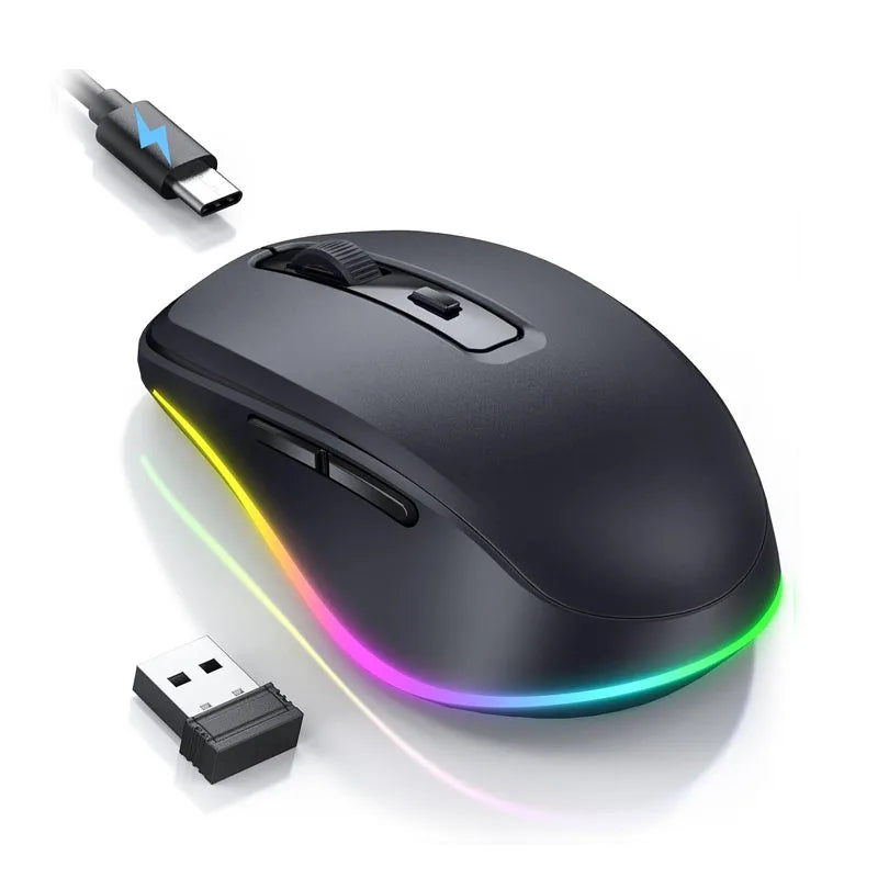 SEENDA Wireless Mouse Jiggler LED Rechargeable Moving Mouse Mover for Laptop with Undetectable Random Movement