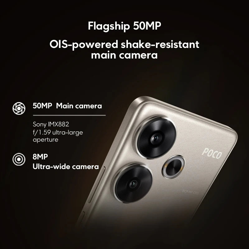 World Premiere POCO F6 Smartphone Global Version Snapdragon®8s Gen 3 NFC 120Hz Flow AMOLED 90W Turbo Charging 5000mAh Battery