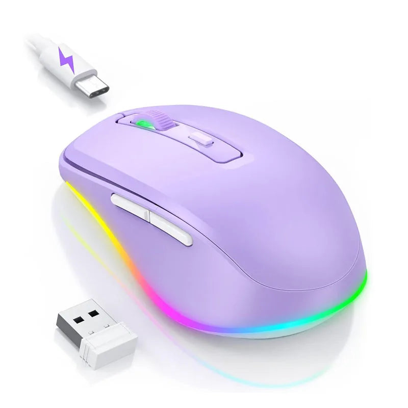 SEENDA Wireless Mouse Jiggler LED Rechargeable Moving Mouse Mover for Laptop with Undetectable Random Movement