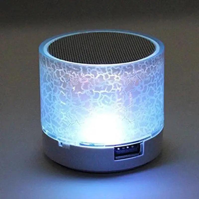 Mini Bluetooth Speaker Wireless Loudspeaker Crack LED SD Card USB Subwoofer Portable MP3 Music Sound Column for PC Mobile Phone