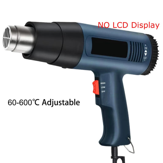 Heat Gun, Variable Temperature Control, Stepless Temperature Regulation (60 ℃ ~600 ℃ ), Used for Shrink Packaging of Handicraf